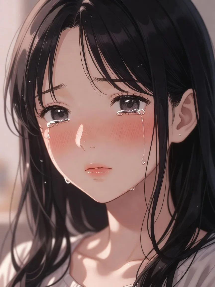 清楚娘の我慢顔アップ