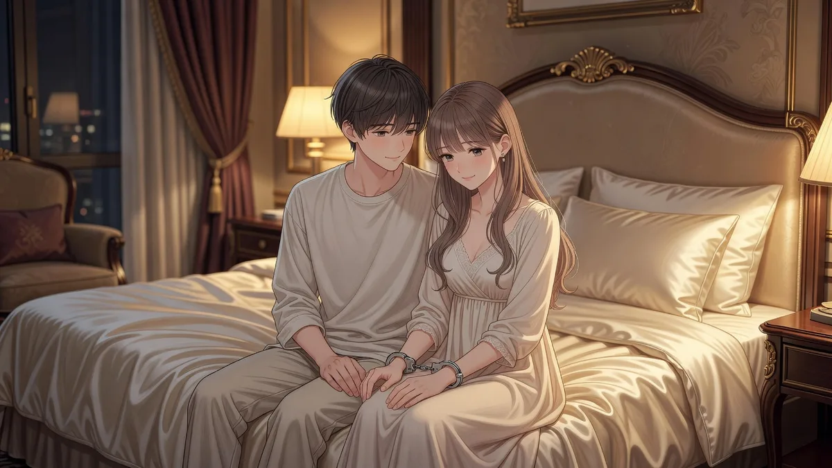 優しい手錠のホテルデート